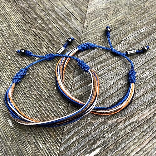 Miniatura 248 de Surfer Bracelets for Men - Handmade Surfer Rope Adjustable Friendship Bracelets - Surf String Bracelet for Couple Women Men Waterproof Beach Jewelry