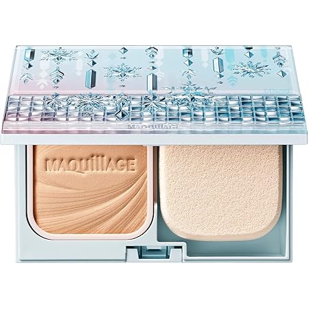 MAQUILLAGE(マキアージュ) ドラマティックパウダリー&コンパクトケース 限定デザインセット F2 ディズニー映画『アナと雪の女王2』限定デザイン ファンデーション 無香料 オークル20 (セット品) ディズニー映画『アナと雪の女王2』限定デザイン 9.3g+コンパクトケース