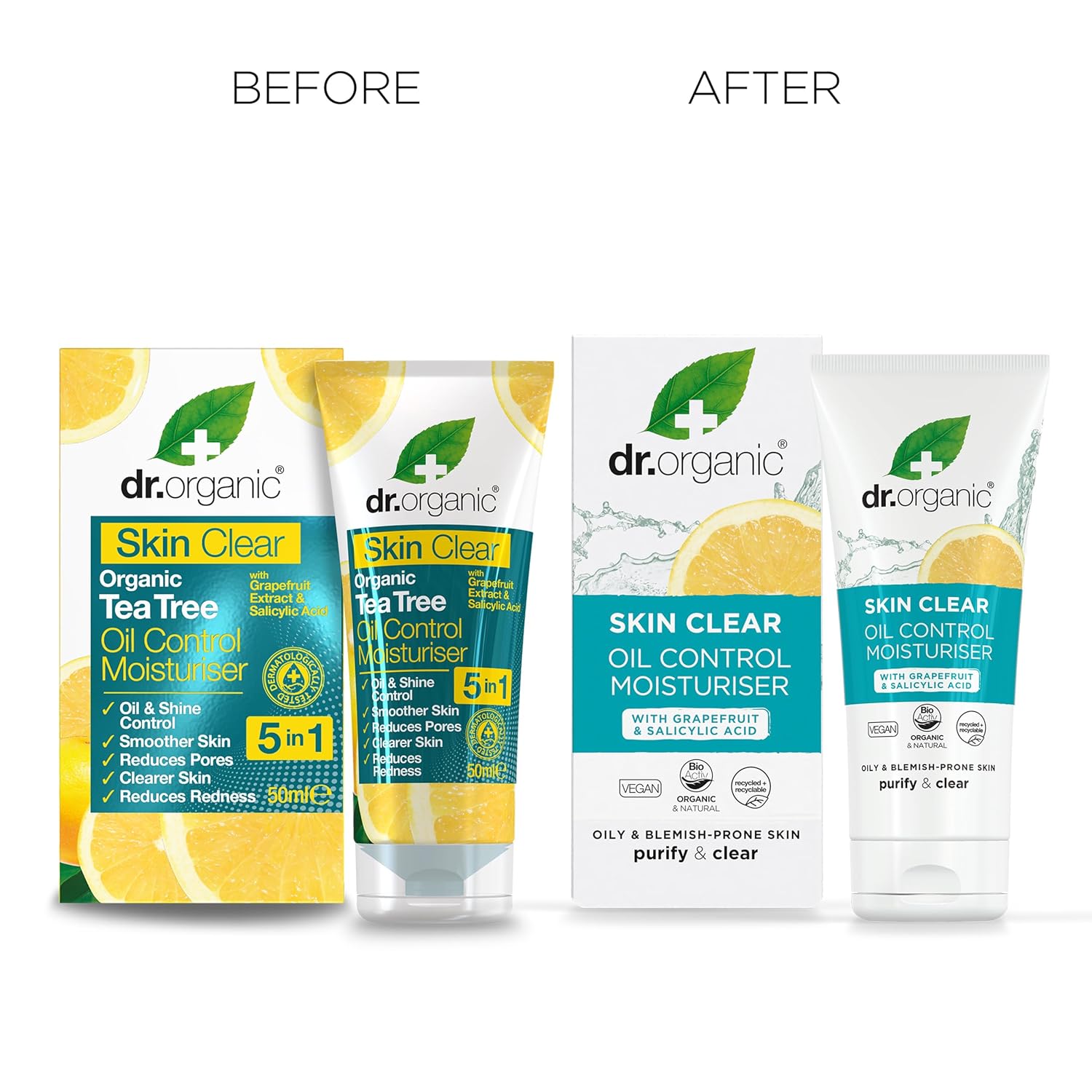 Dr Organic SkinClear Oil Control Moisturiser 50ml