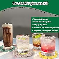 Vista 7 de XANGNIER Kit de inicio de ganchillo con tutoriales en video paso a paso, gancho, accesorios, kit de principiantes para aprender a ganchillo