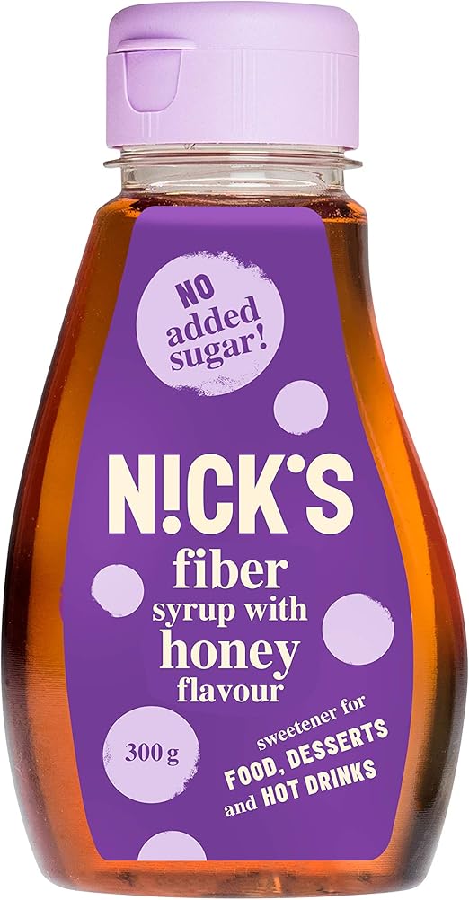 Nicks Fiber Syrup Vezelsiroop Zonder Toegevoegde Suikers Glutenvrij 300g Met Honingsmaak Amazon Nl