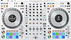 Pioneer DJ DDJ-FLX10 Edição Limitada - Controlador de DJ de 4 canais para Rekordbox e Serato - Branco