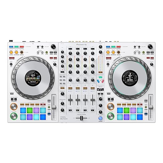 Pioneer DJ DDJ-FLX10 Limited Edition - 4-channel DJ controller for Rekordbox & Serato - White