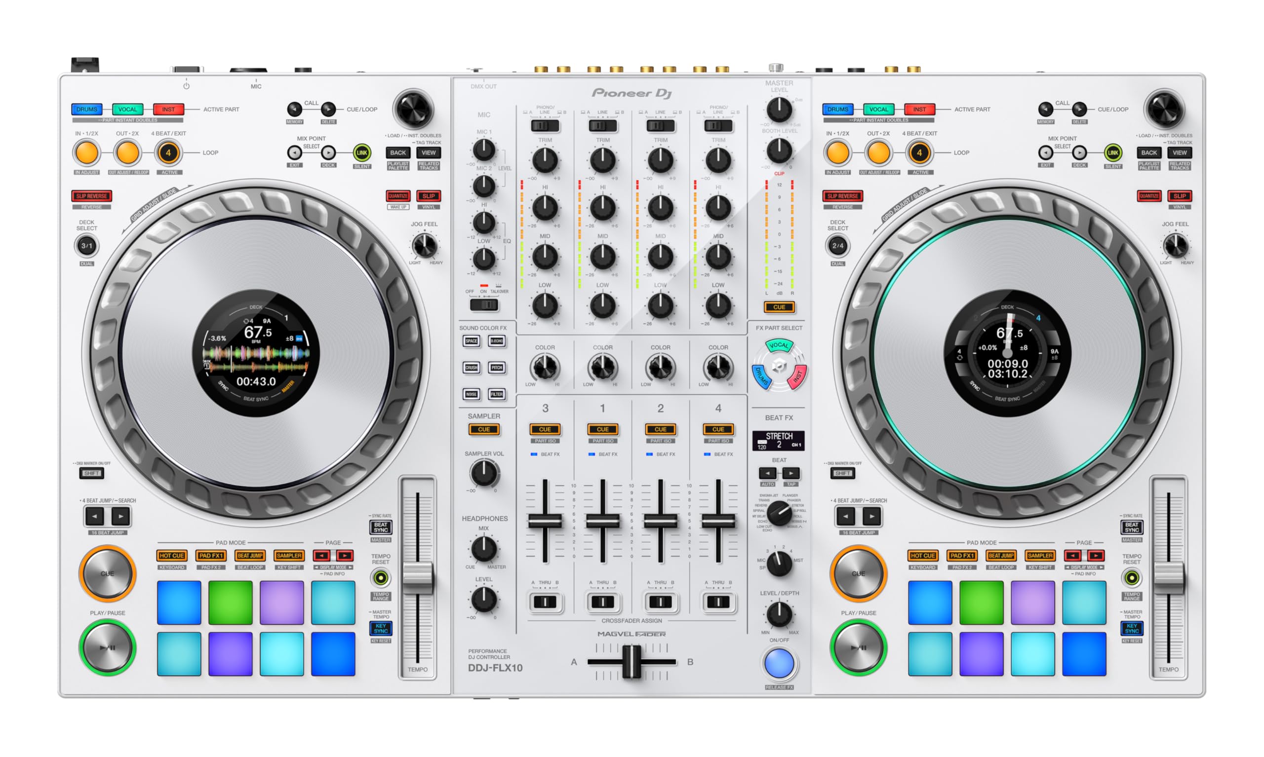 Pioneer DDJ-FLX10 コントローラー Amazon.com: Pioneer DJ DDJ-FLX10 Limited Edition - 4-channel DJ