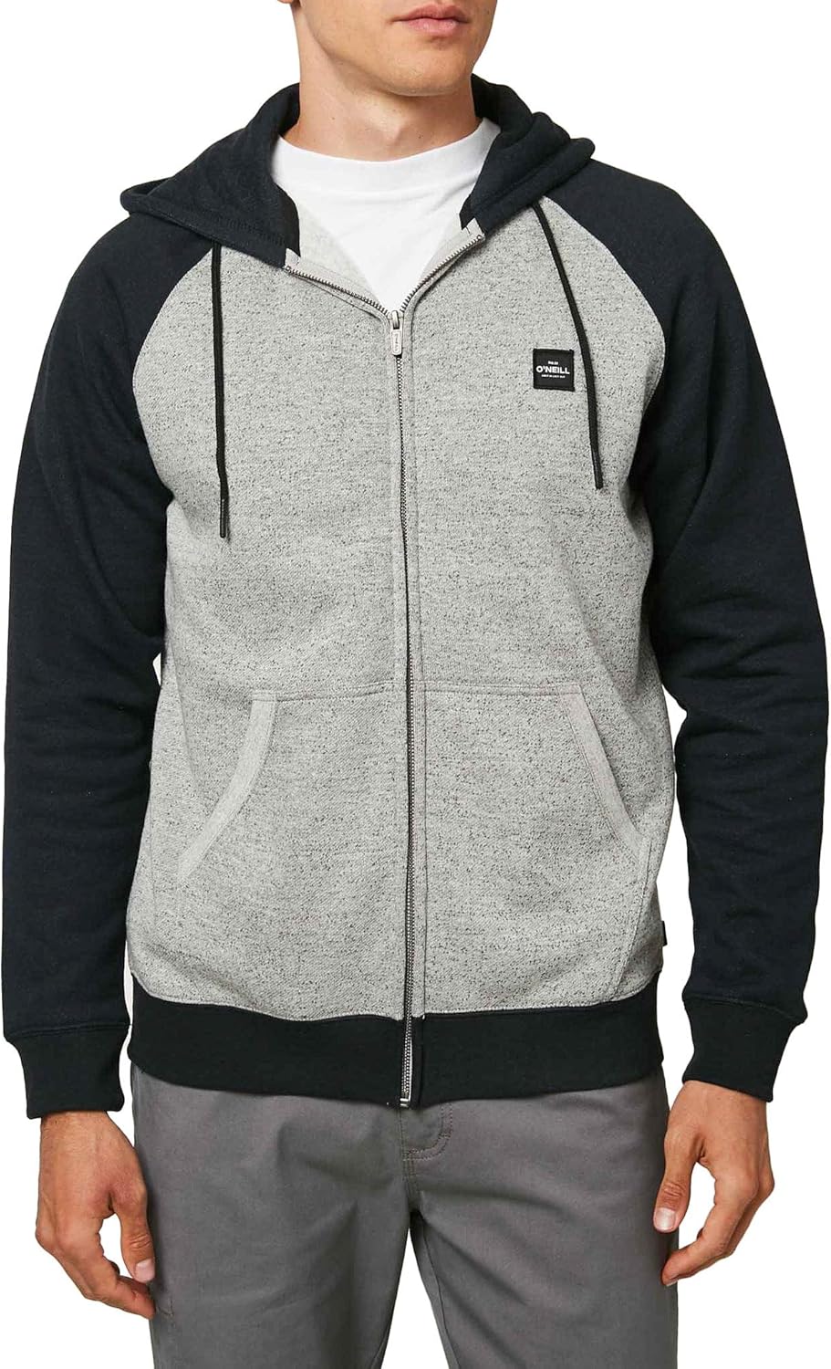 O'Neill Men's Classic Full Zip Front Sweatshirt Hoodie: Clothing