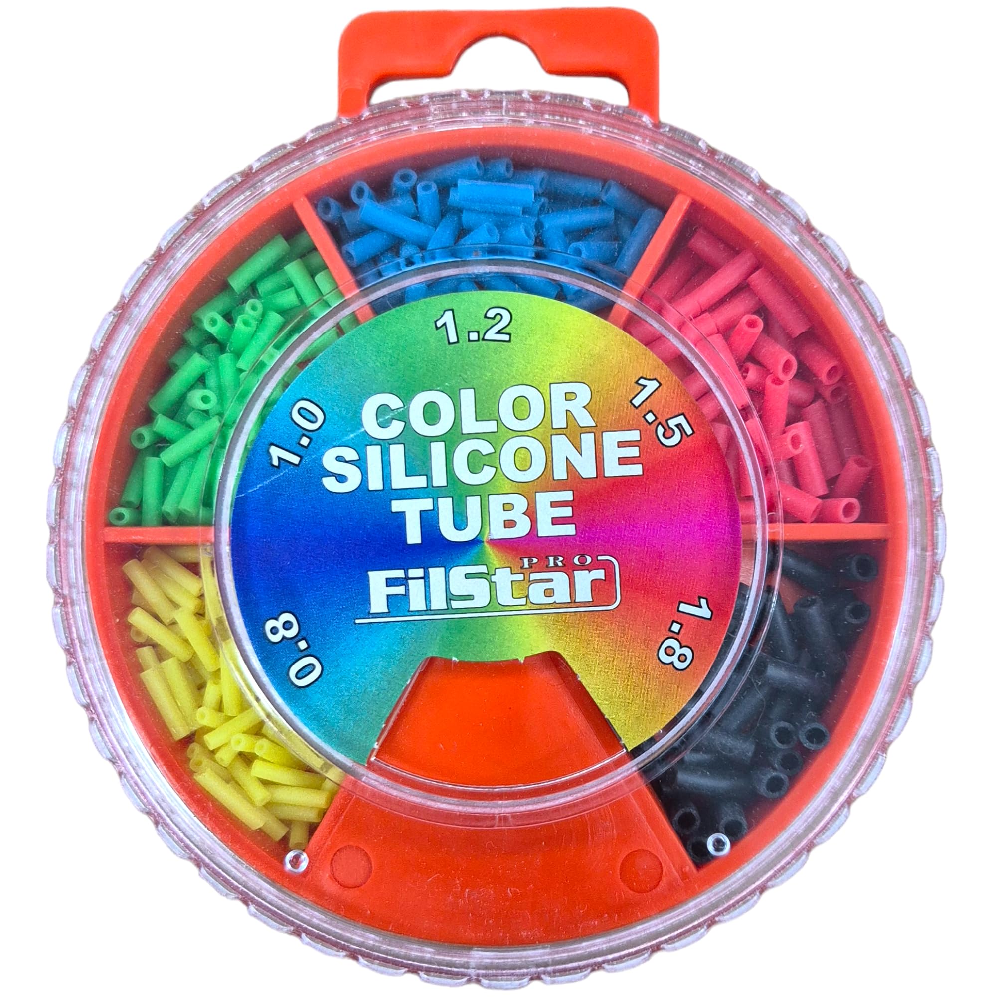 Set di 5 Colori Fermaposse in Silicone Dia 0,8-1,8mm - Stopper Pesca per Galleggiante da Pesca - Anelli per Pose - Montaggio Pose - Accessori da Pesca - Fishing Kit - Carpfishing - Sport