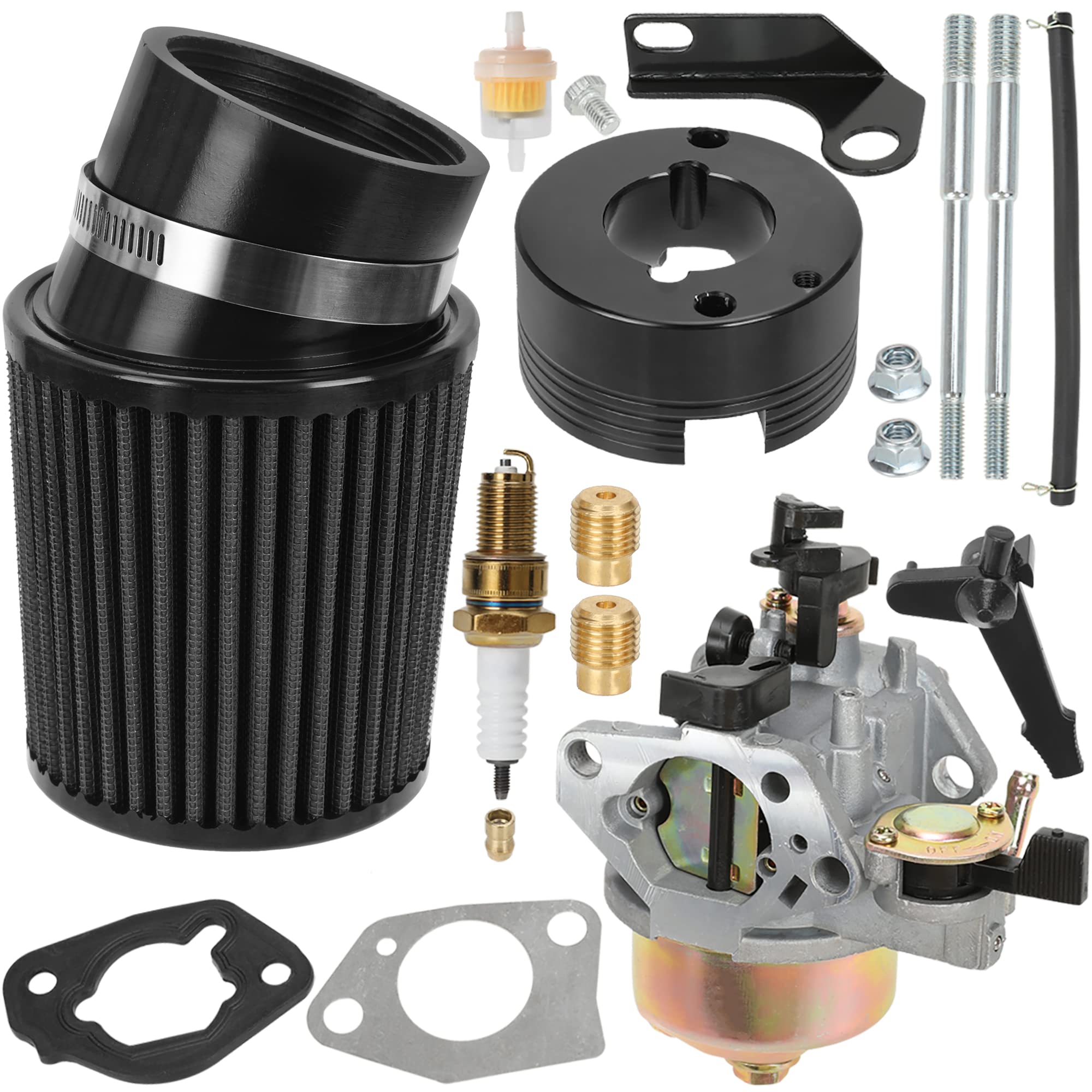 Buy GREHUA Upgrade Racing Carburetor Carb Air Filter Adapter Jet Kit