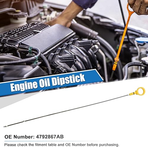 Miniatura 2 de X AUTOHAUX Varilla de medición de aceite de motor de nivel de líquido de aceite de motor para Chrysler 300 Limited S Touring 3.5L V6 - Gas 2010