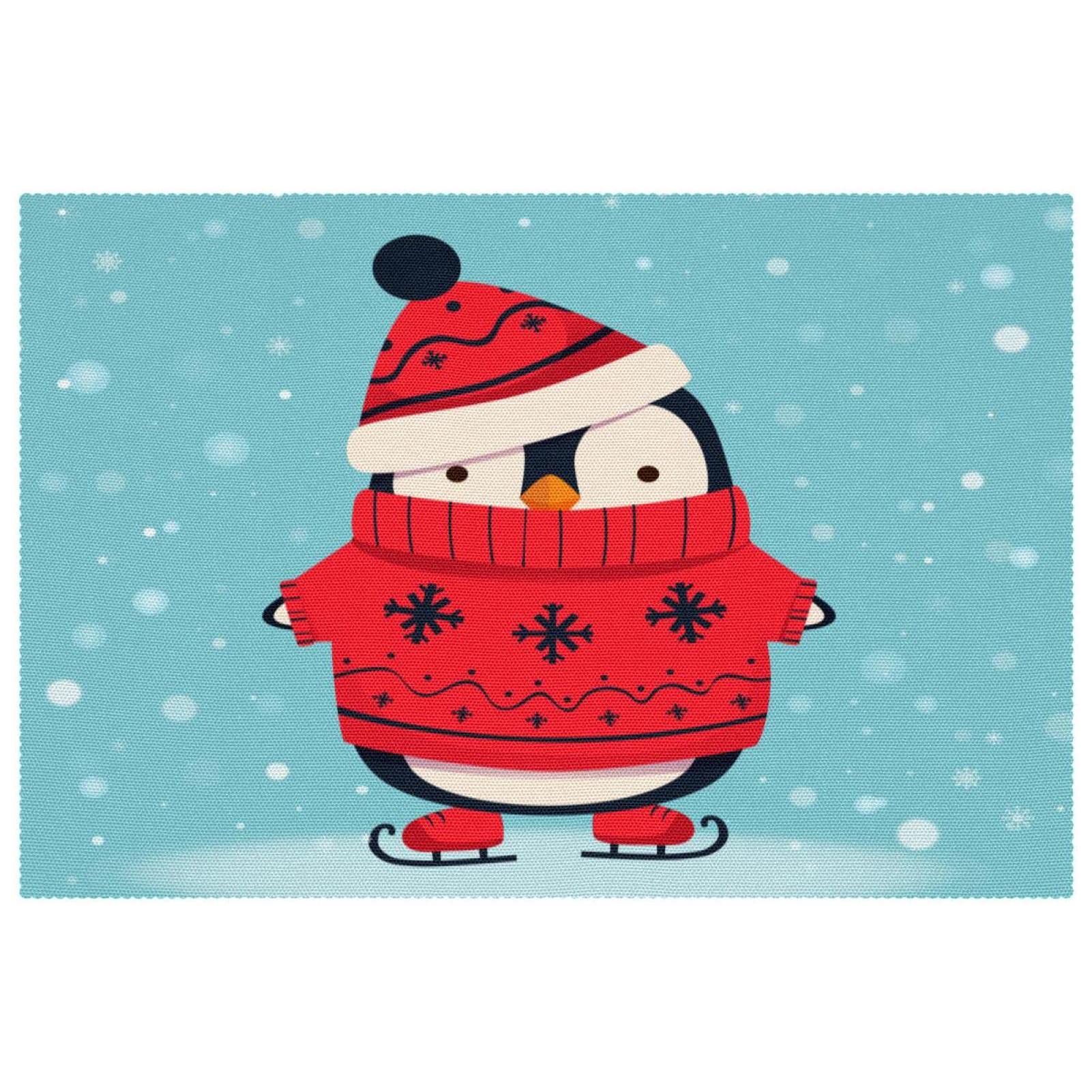 Sets de table pingouin antidérapants et résistants à la chaleur lot de 6