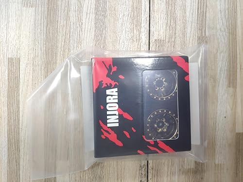 Miniatura 8 de INJORA 1.0 Plus - Llantas de latón Beadlock, 4 unidades, ruedas de 12 radios para TRX4M SCX24 FCX24 124 118 RC Crawler, 1.48 ozpiezas (negro y
