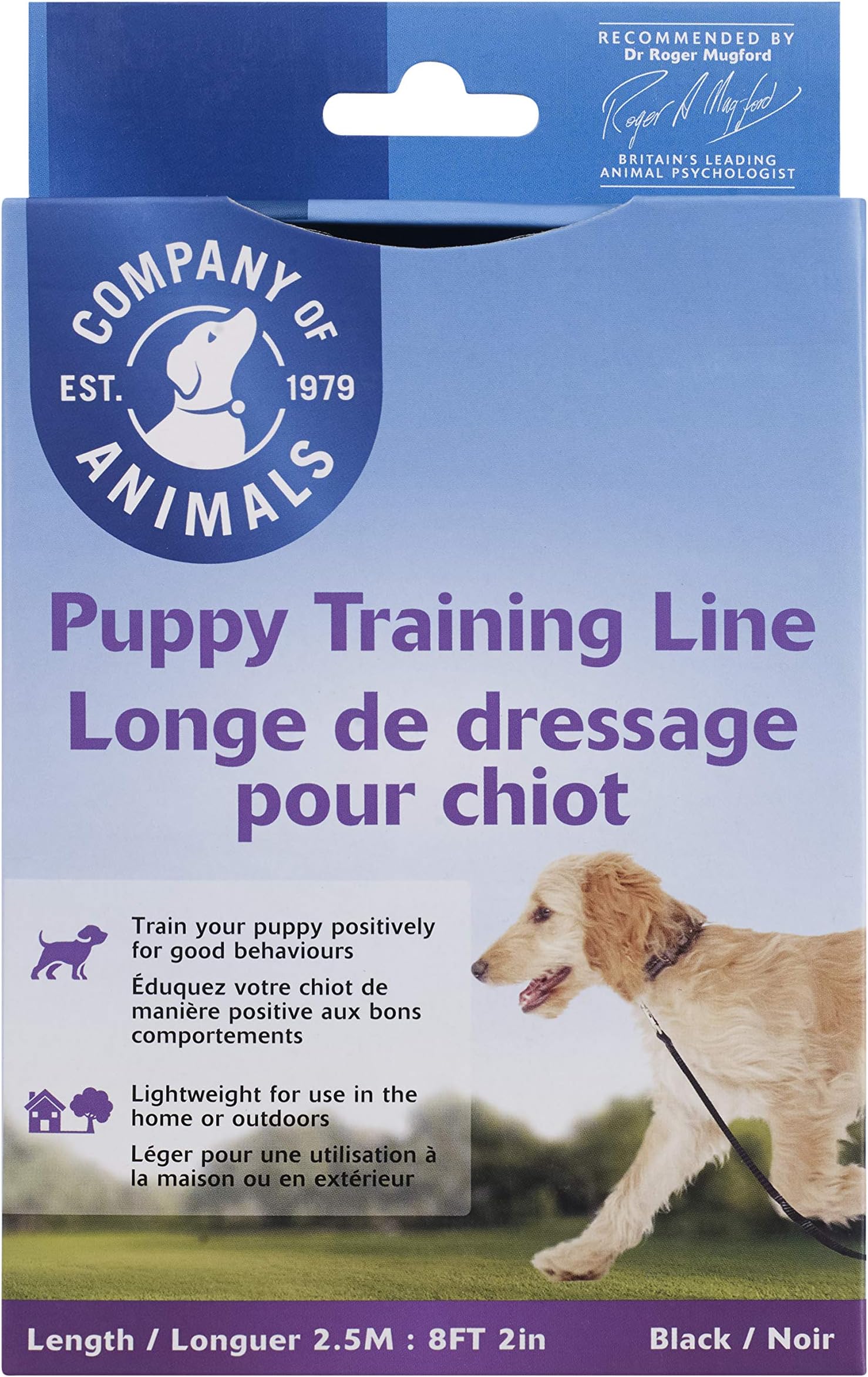 COMPANY OF ANIMALS Puppy Training Line, Best Dog Training Indoor House Lead, Lightweight & Easy to Use for Toilet Training, Jumping Up, Running Off, Chewing, Suitable For Small, Medium & Large Puppies