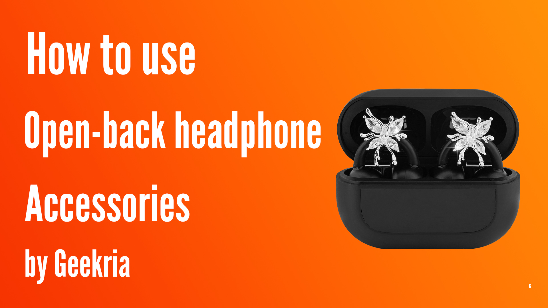 Amazon.com: GEEKRIA Butterfly Crystal Charm, Clip-On Earbuds