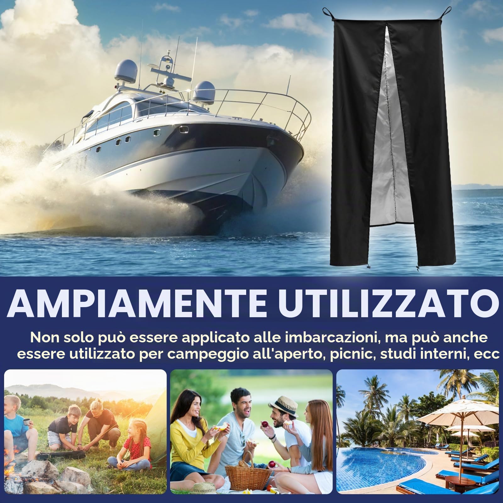 Tenda da spiaggia mobile multifunzione, per doccia, WC, armadio e ripostiglio, impermeabile, per la privacy, campeggio e spiaggia, 76 x 68 x 182 cm