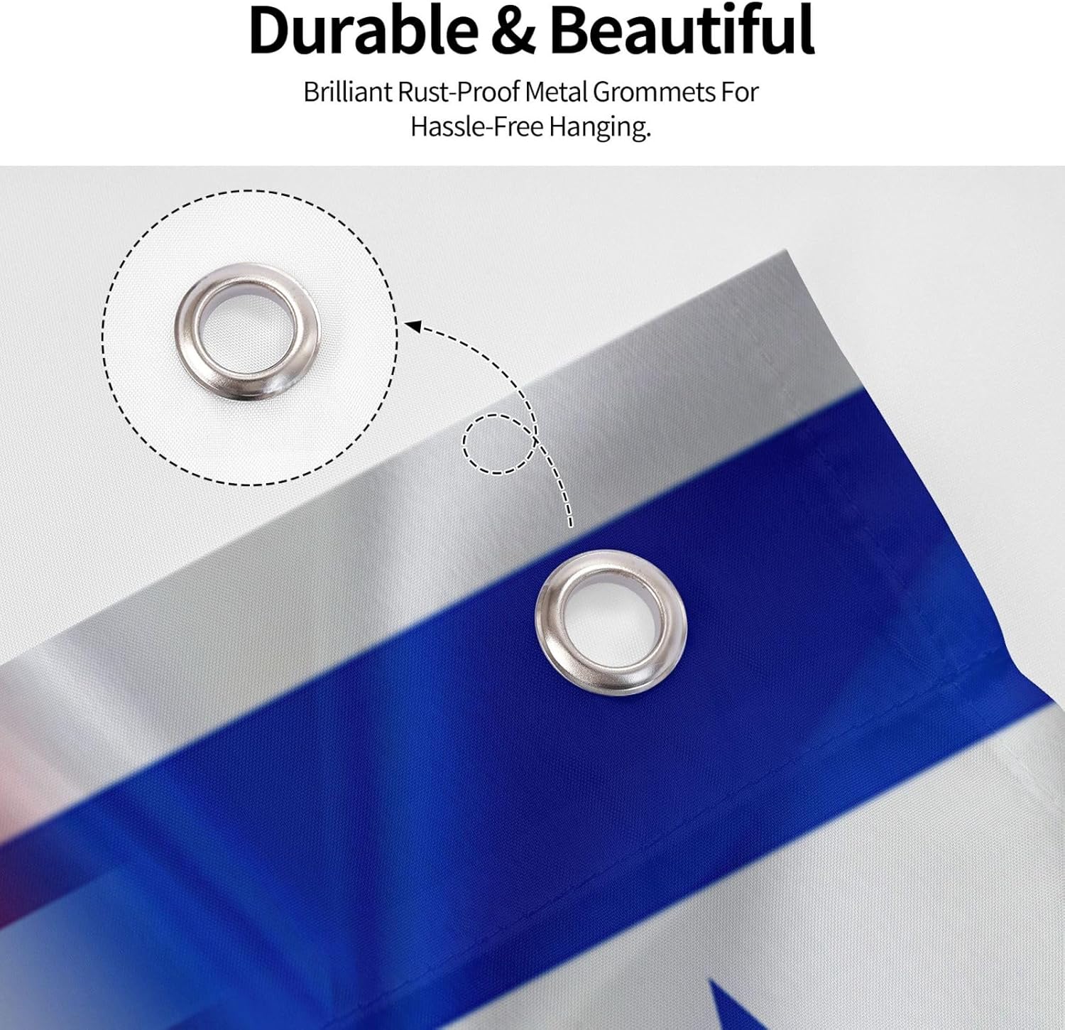 4x6 Flag Israel & USA Pray For Israel Banner Outdoor Flag