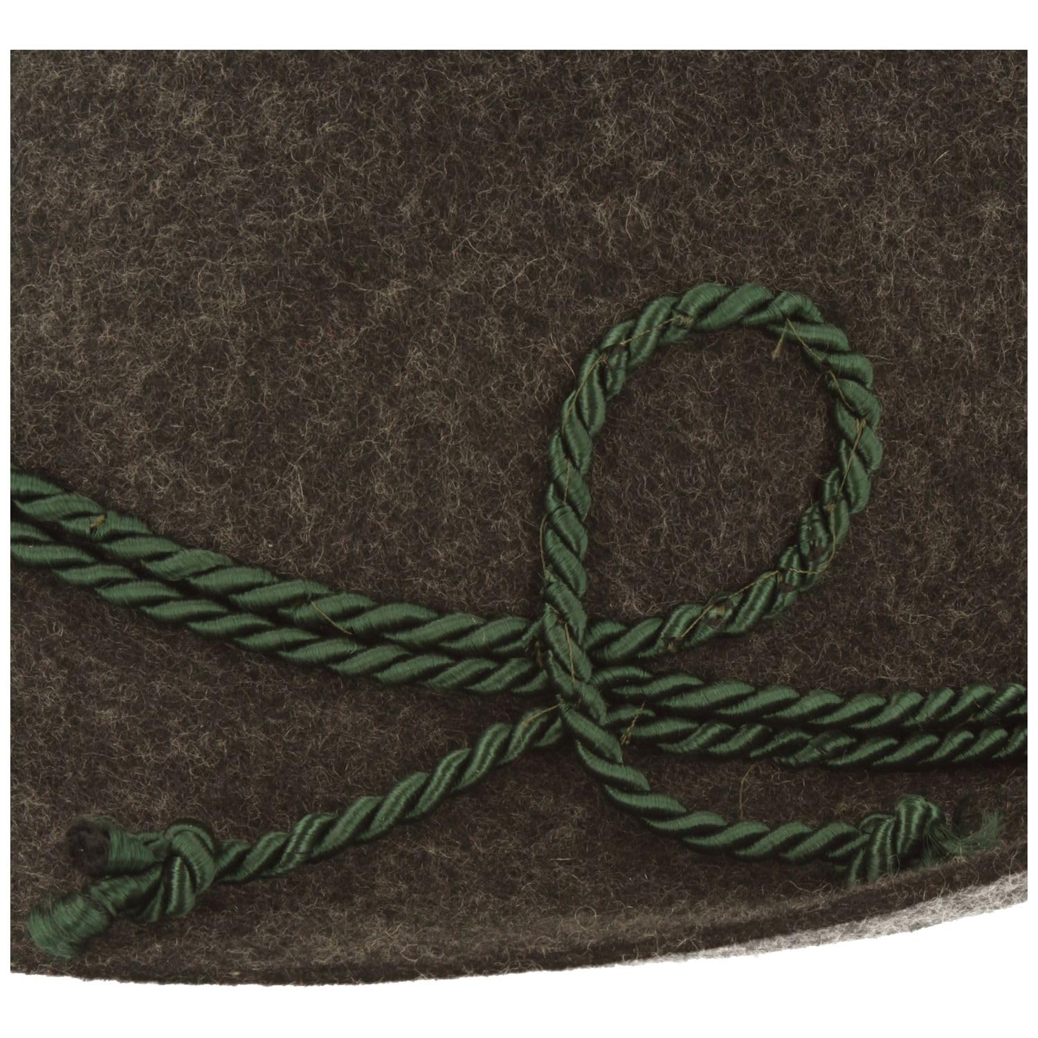 Hut Breiter Allgäuer Costume Hat, charcoal, 48, 5 7/8 - Image 3