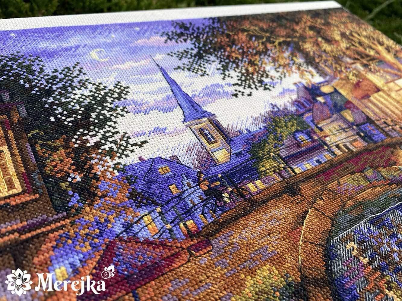 Merejka Cross Stitch Kit Twilight Reflection Counted Pattern 39 x 26.5 cm