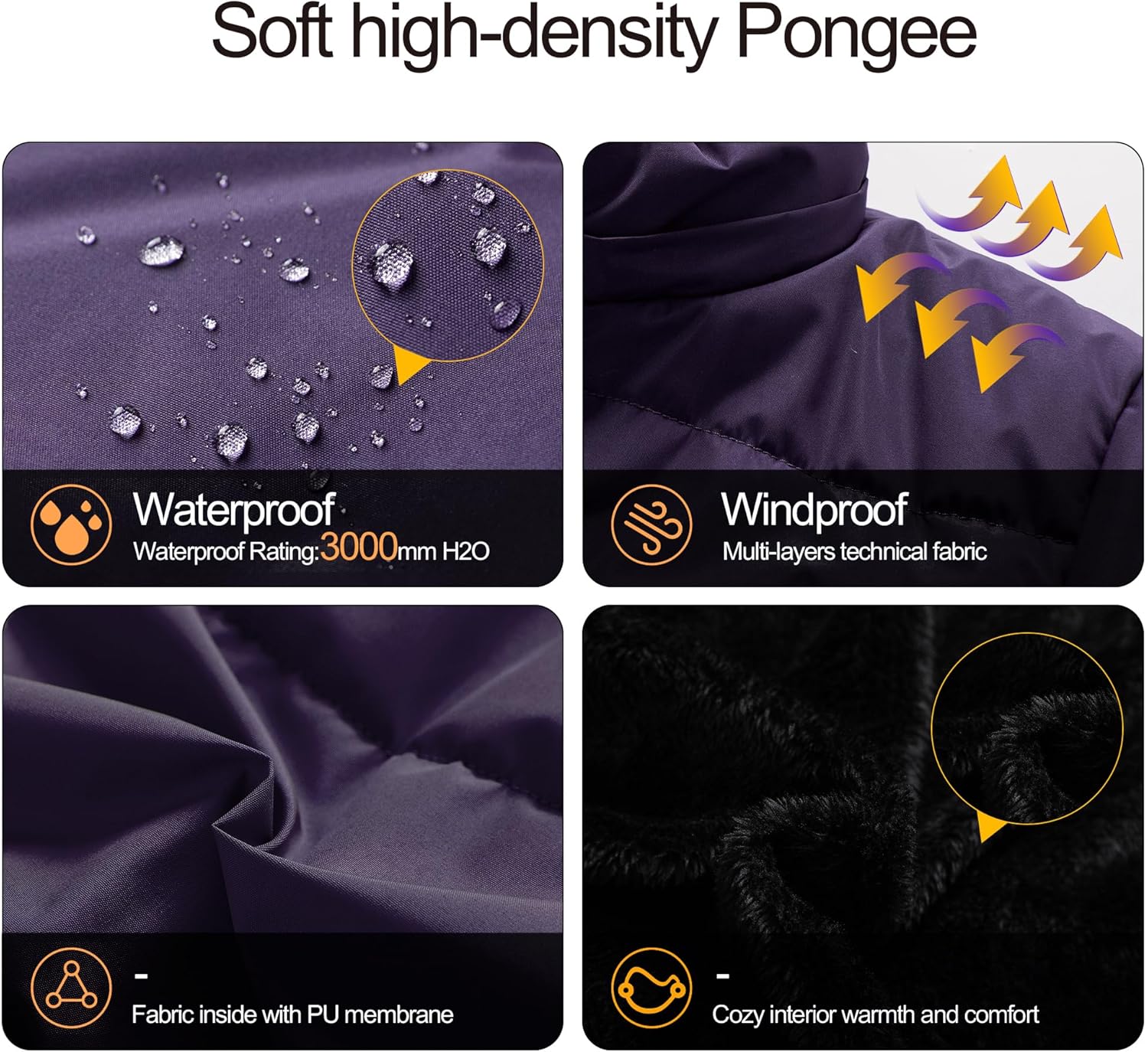 Chrisuno Women's Winter Warm Coats Puffer Jacket Long Drawstring Waterproof Snow Parka With Removable Faux Fur Trim Hood - Image 5