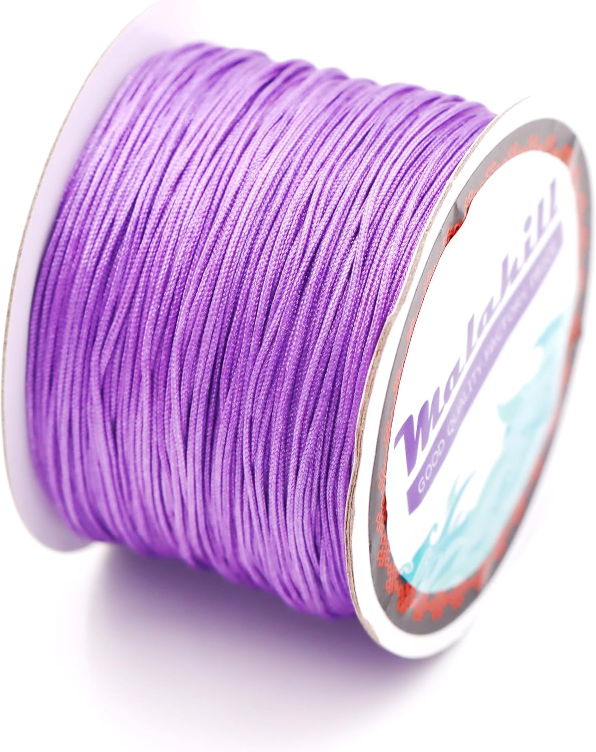 Beading Cord for Necklace, Thread for Jewelry Making, Chinese Knotting Cord，Inelastic String for Bracelet, Cord #72 15 Colors