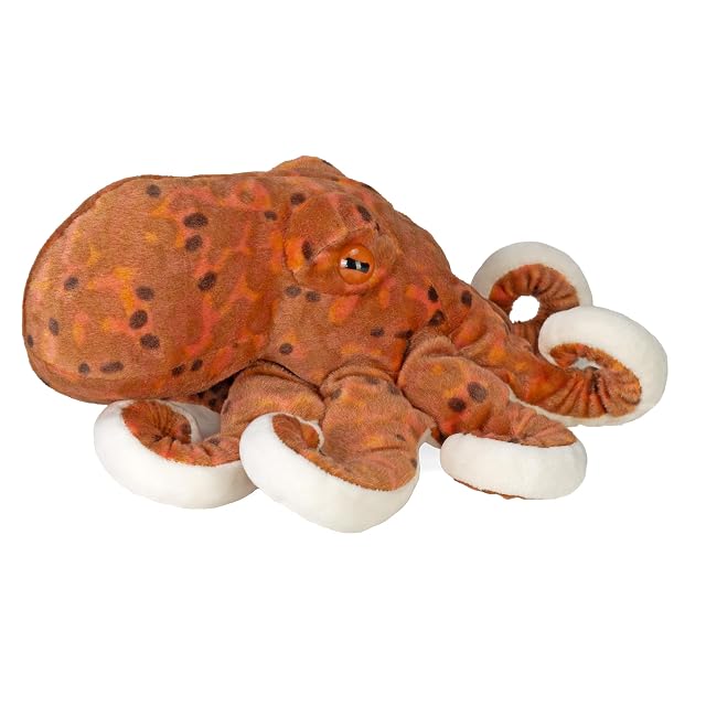 Foto 8 de 8 de Wild Republic Cuddlekins Pulpo, Animales de Peluche, 30 cm, Regalo Recién Nacido, Peluches para Niños