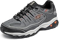 Skechers Men's Afterburn M. Fit Memory Foam Fashion Sneakers - Comfortable Athletic Shoes for Walking & Training