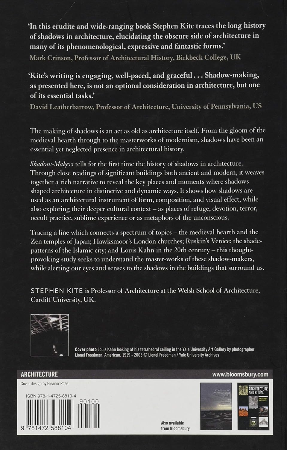 Shadow-Makers: A Cultural History of Shadows in Architecture
