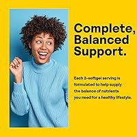 Vista 5 de Nature's Life Soft Gelatin Multiple Complete Daily Multivitamin & Mineral Supplement with Iron 120 Easy-to-Swallow Softgels 2-Month Supply