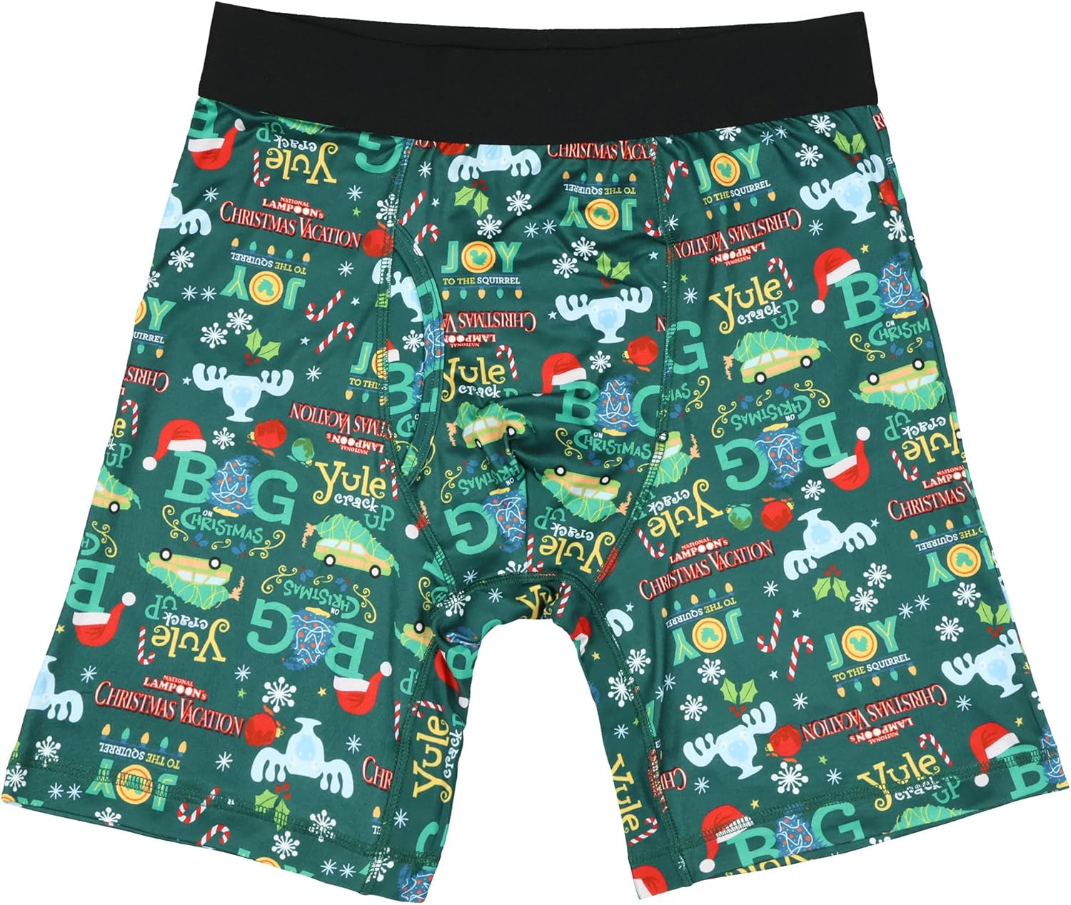 INTIMO National Lampoon's Christmas Vacation Boxer Briefs Men's Joy To The Squirrel Adult Tight Fit Underwear