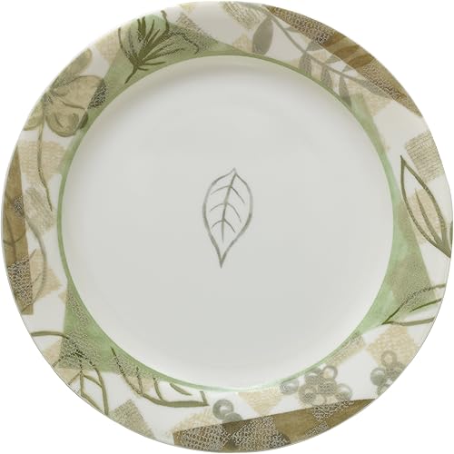 Miniatura 2 de Corelle Livingware - Plato para pan y mantequilla de 6-3/4 pulgadas, arenisca Arenisca,Hojas texturizadas