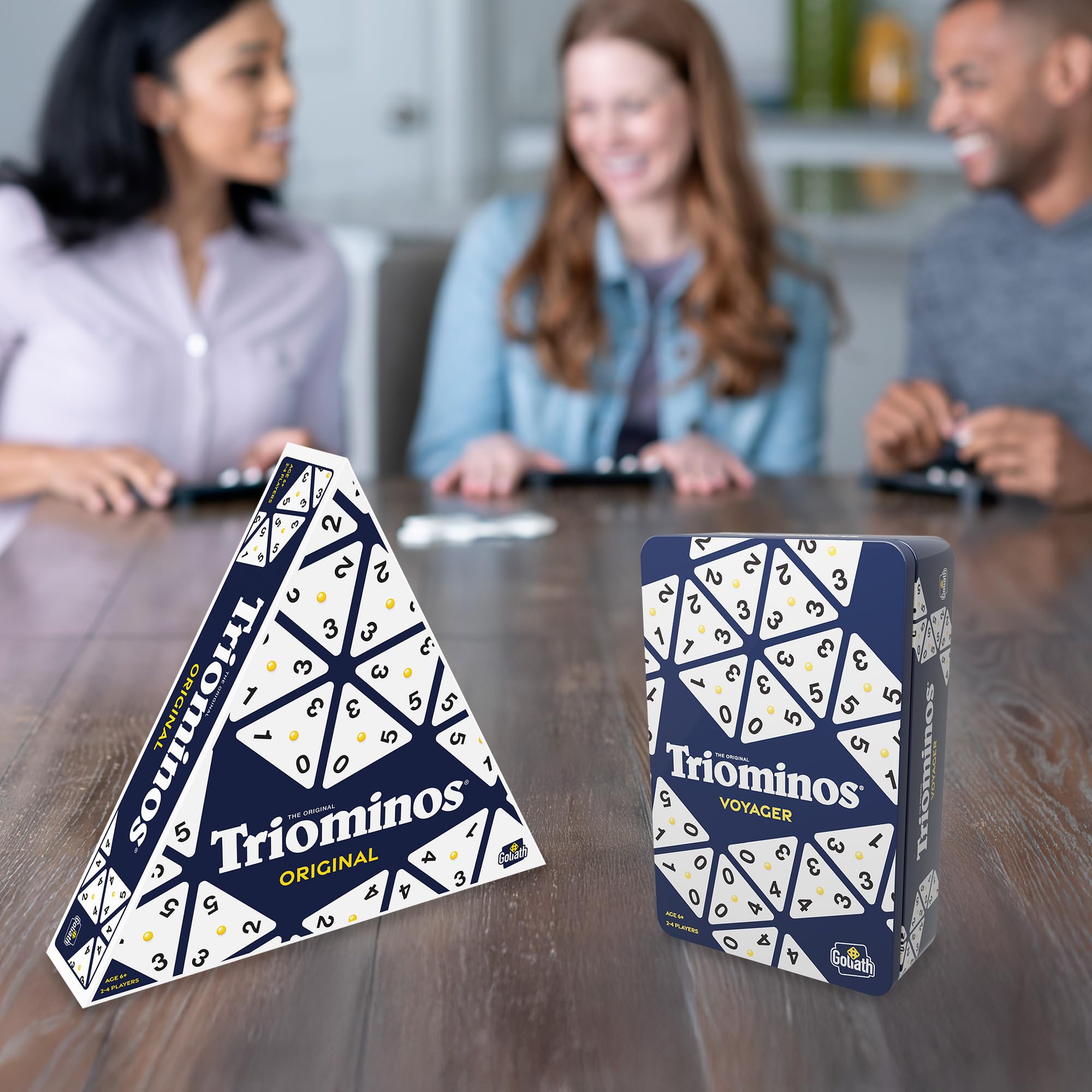 Bizak, Triominos Caja Metalica, Edición de Viajes, Juego de Mesa de Dómino para Niños +6 Años, Juguete Estratégico de 2 a 4 Jugadores, Compacto y Portátil, Estimula el Razonamiento Lógico (64550632)
