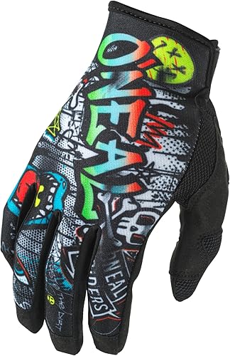 O'Neal Mayhem V.24 - Guantes para hombre, color negro y blanco, talla 9