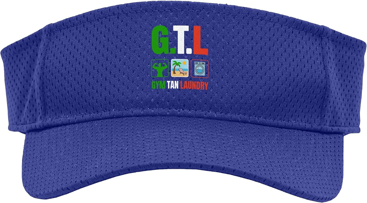 Gym Tan Laundry GTL New Jersey Garden NJ Shore Italian Flag Sport Sun Visor