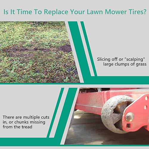 Miniatura 3 de Rueda de cubierta antideslizante 6 piezas compatible con Scag Turf Tiger Cat Wildcat Cub Repuesto # 481632, 10225, 210-033