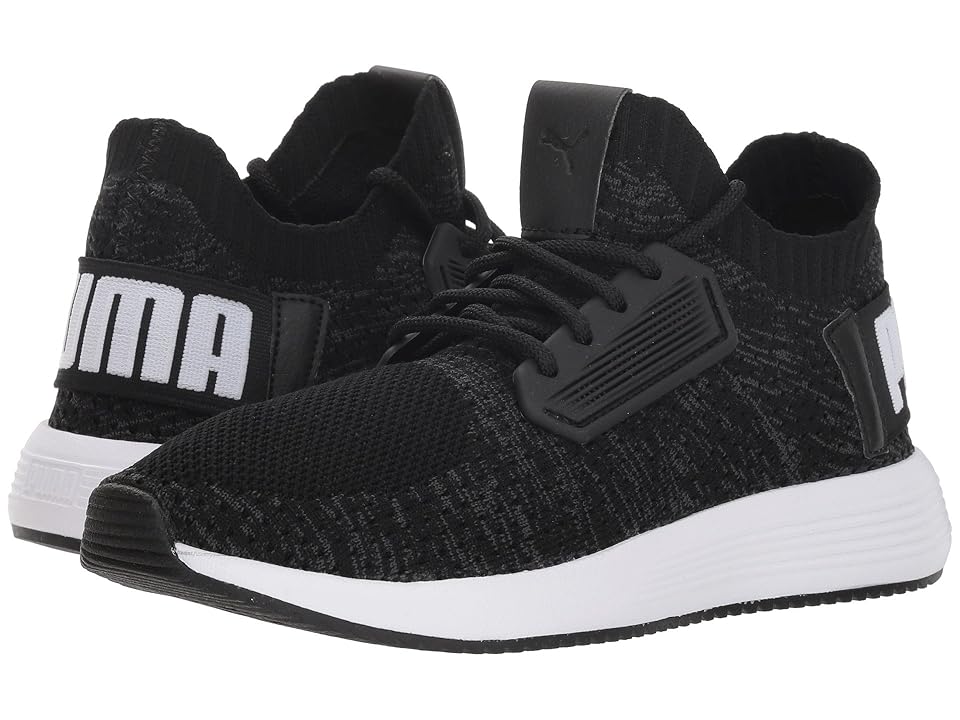 

Puma Kids Uprise Knit (Big Kid) (Puma Black/Iron Gate/Puma White) Kid's Shoes
