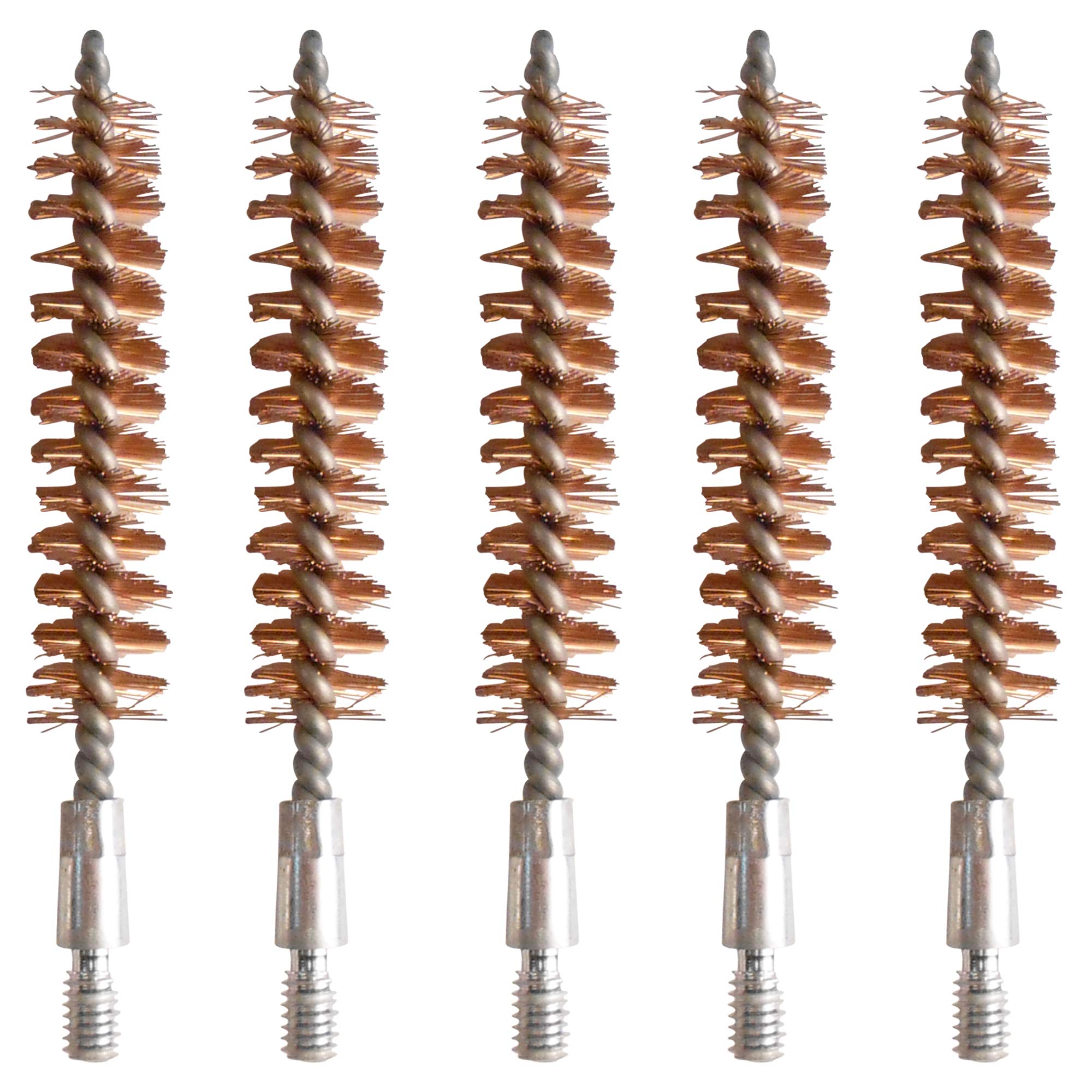 38 Caliber Bronze Rifle Brush 5 Piece Pack