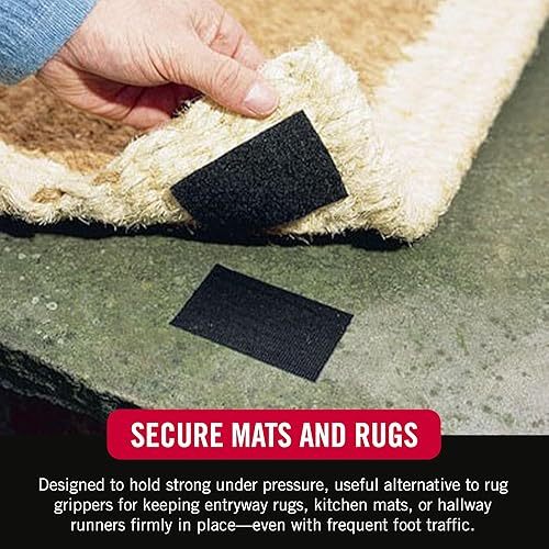 Miniatura 33 de VELCRO Brand Tiras resistentes con adhesivo, 8 juegos, color blanco, ancho de 4 x 2 pulgadas, soporta 10 libras, cinta adhesiva de resistencia