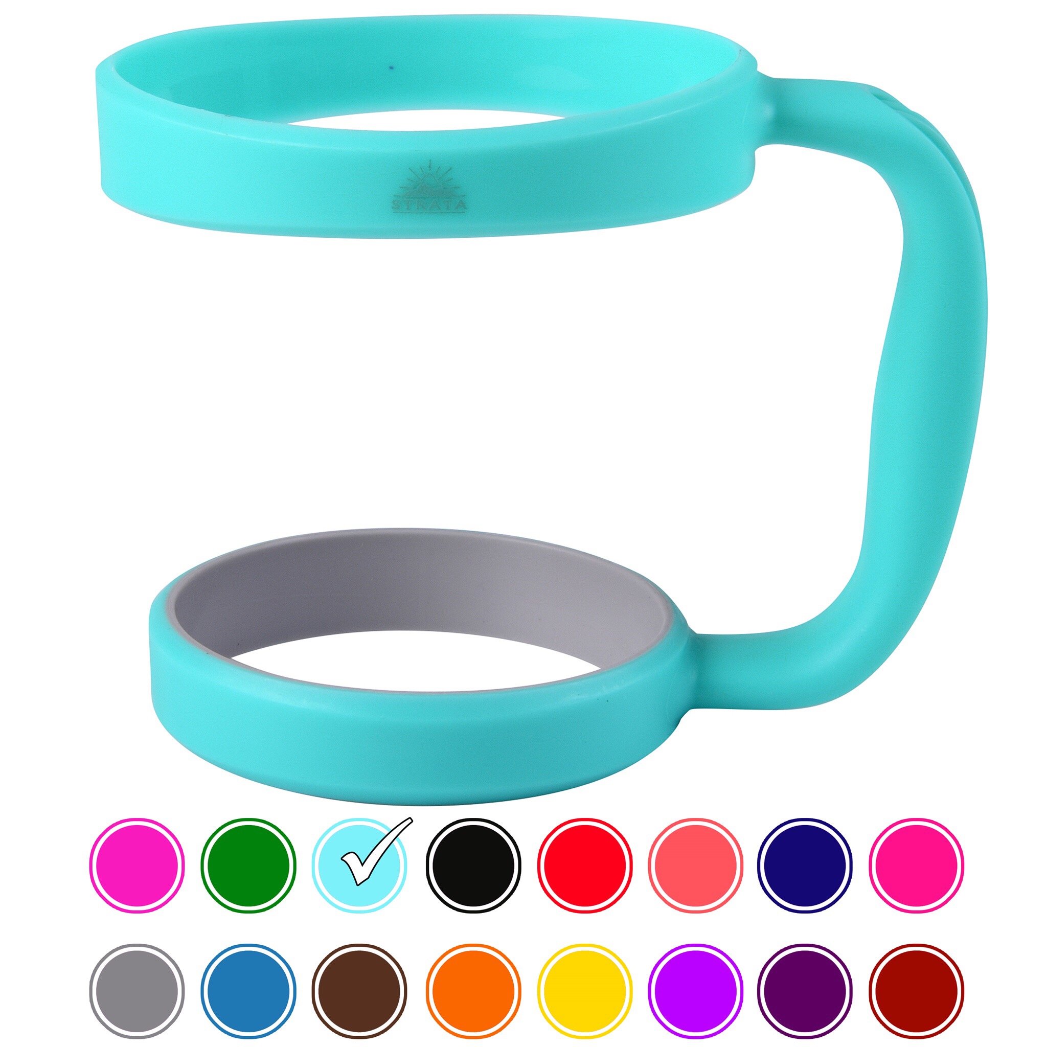 30oz Tumbler Handle (Teal) Available For 30oz YETI Tumbler, OZARK TRAIL Tumbler, Rambler Tumbler - BPA FREE