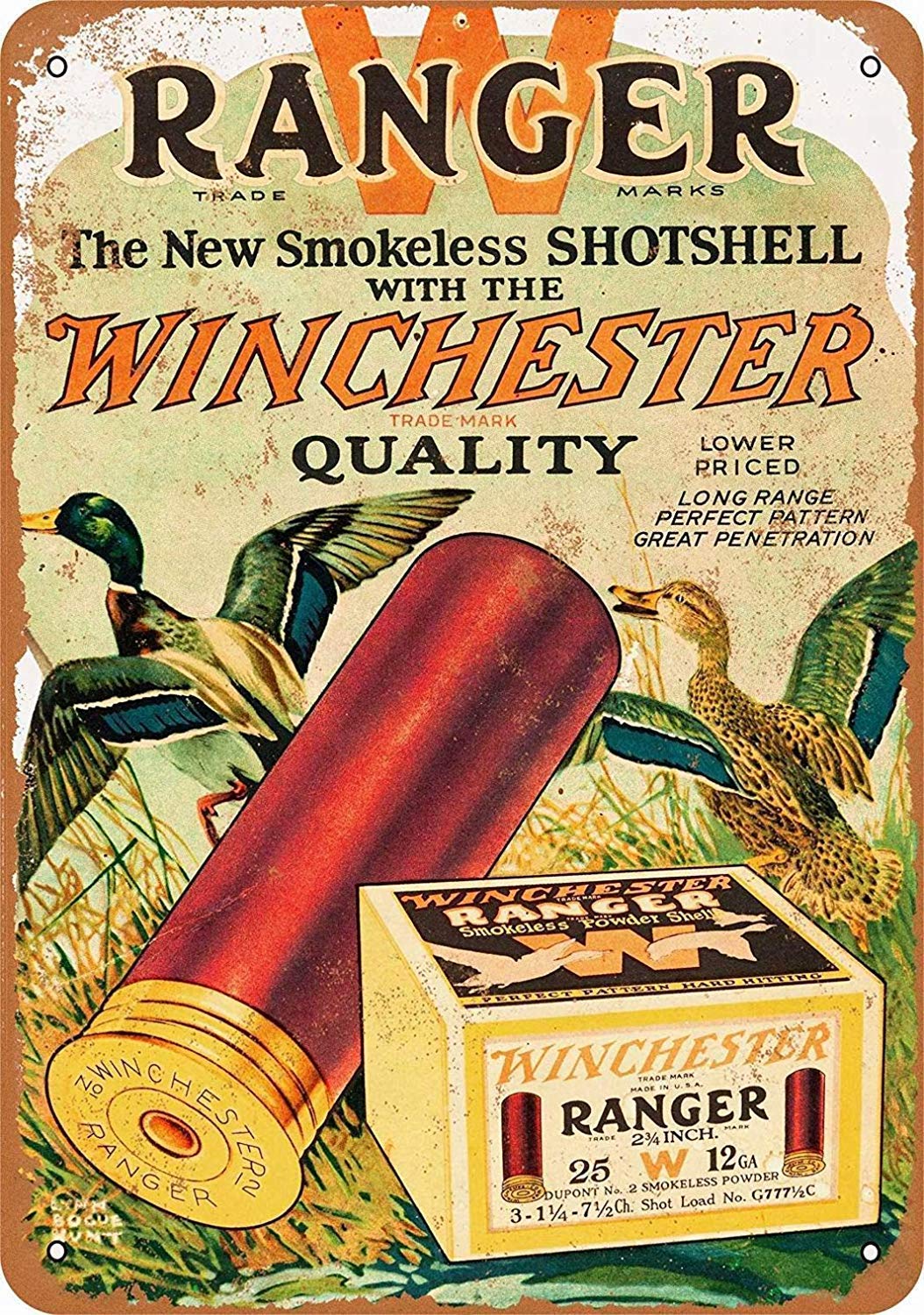 Amazon.com: Unoopler Metal Signs Winchester Wall Decro | Indoor