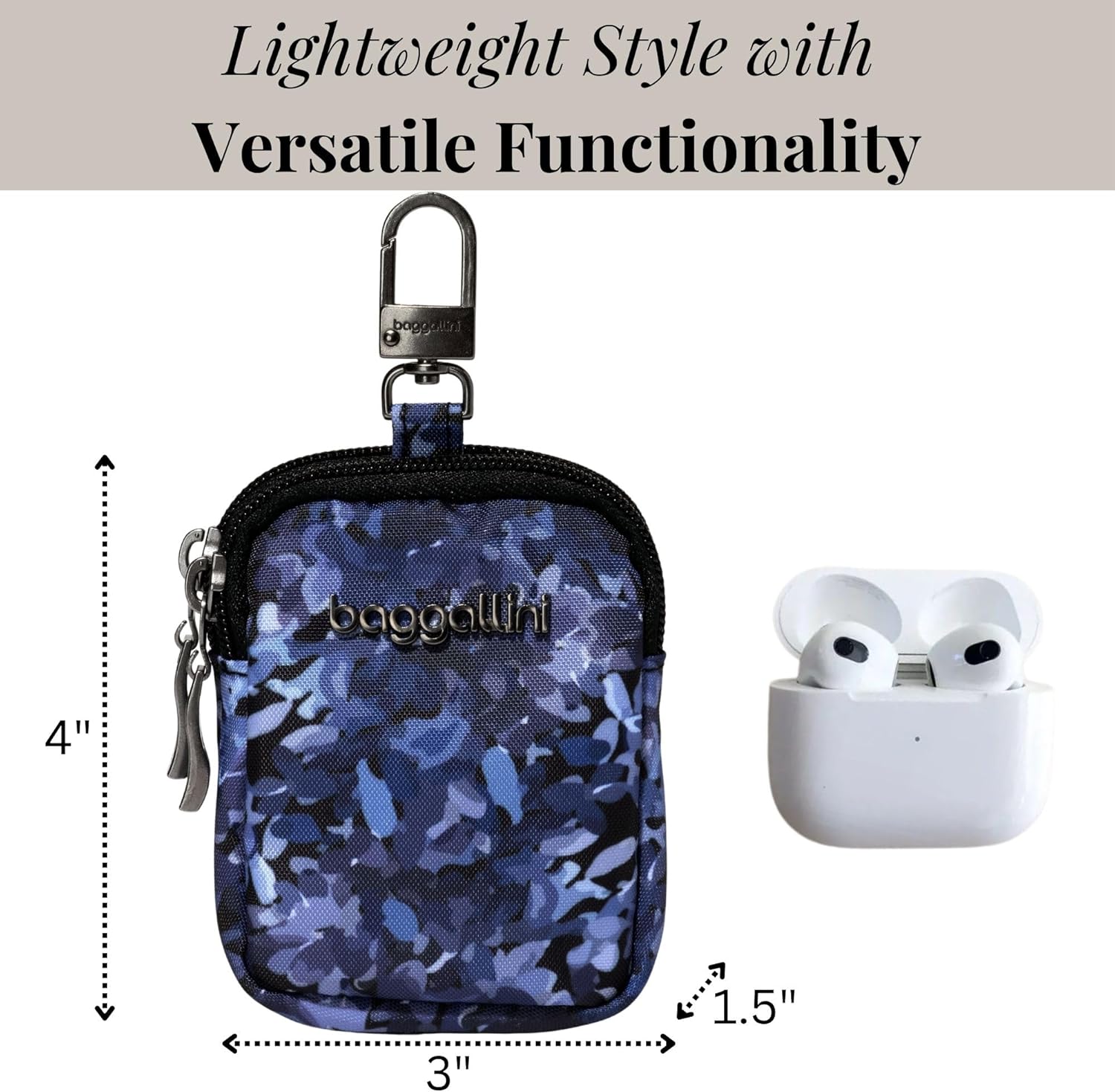 Baggallini womens On the Go Mini Pouch - Image 3