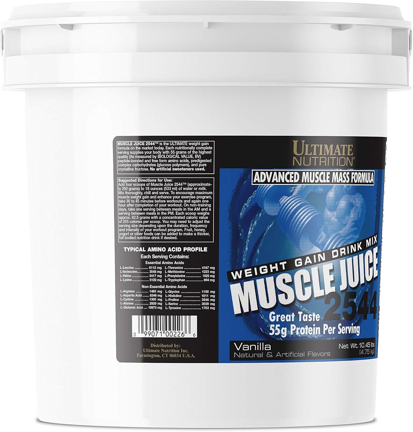 Ultimate Nutrition Muscle Juice, Weight Gain Drink Mix - Mas...
