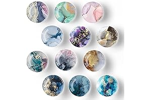 12-Pack Crystal Clear Strong Refrigerator Magnets