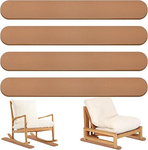 4 Pack Anti-Slip Furniture Rail Pads for Recliners,Sofa,couches. Rubber Recliner