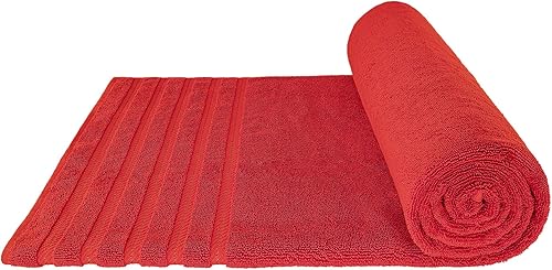 Miniatura 742 de American Soft Linen - Juego de 4 toallas de baño, 100% de algodón turco de 27 x 54 pulgadas, toallas de baño extragrandes, toallas para ducha