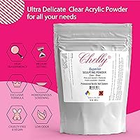 Vista 2 de YSSER Chelly Superior - Polvo para esculpir transparente, color rosa medio, 16 onzas