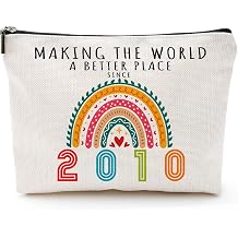 Choinn Sweet 16th Birthday Gifts for Girls - 2010 Makeup Bag - Funny 16 Year Old Gift for Sister, Daughter, granddaughters, nieces - 16th Birthday Decorations - Cosmetic Travel Organizer Bag