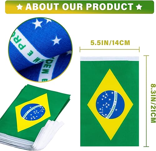 Miniatura 57 de Banderín de bandera de República Dominicana, pequeña mini bandera dominicana, banderín de banderines, decoración nacional de país para escuela