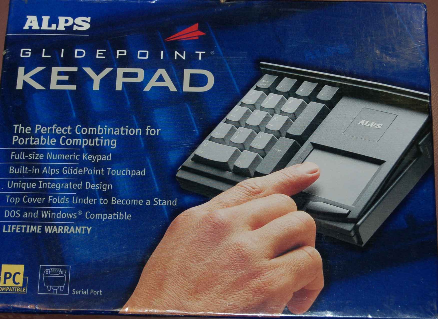 GLIDEPOINT KEYPAD ALPS Numeric Keypad Computer TrackPad
