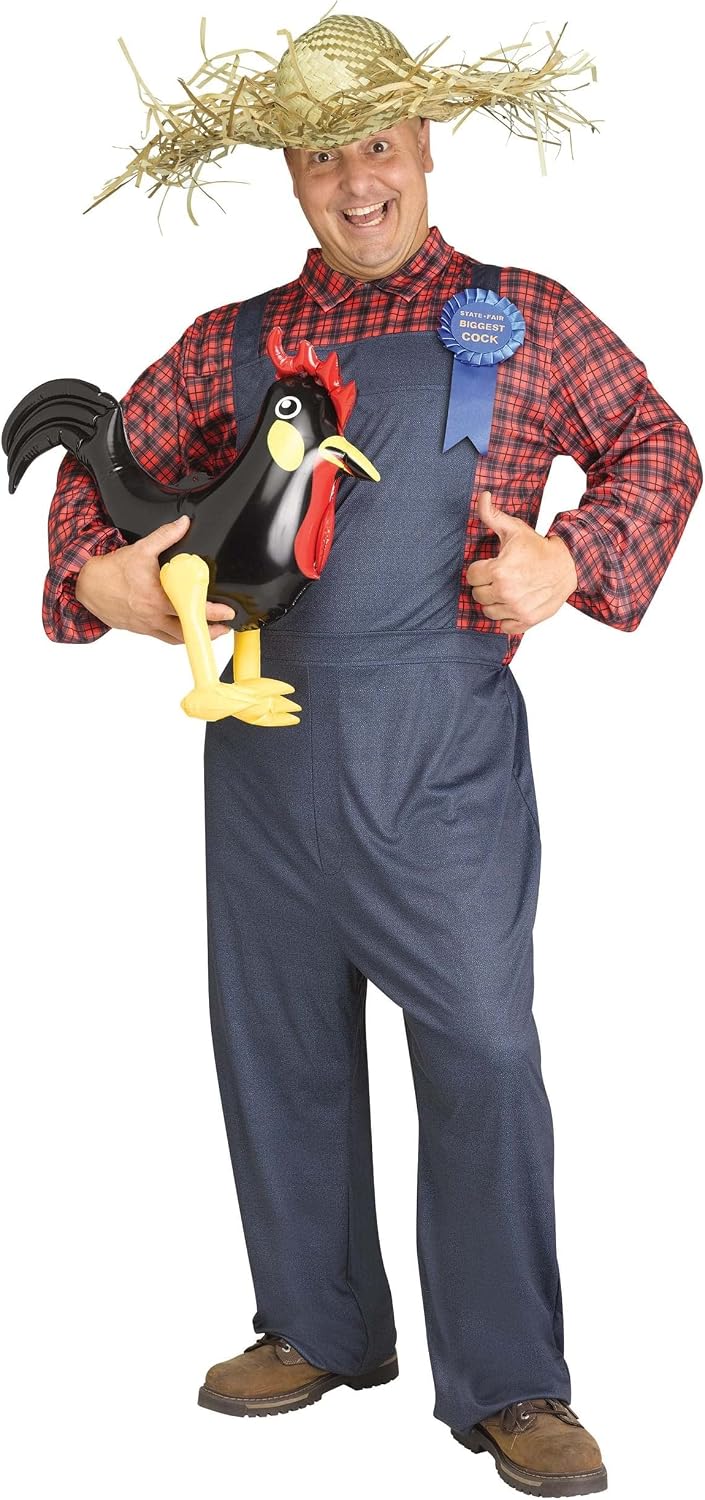 Fun World Men's Braggart Farmer Costume