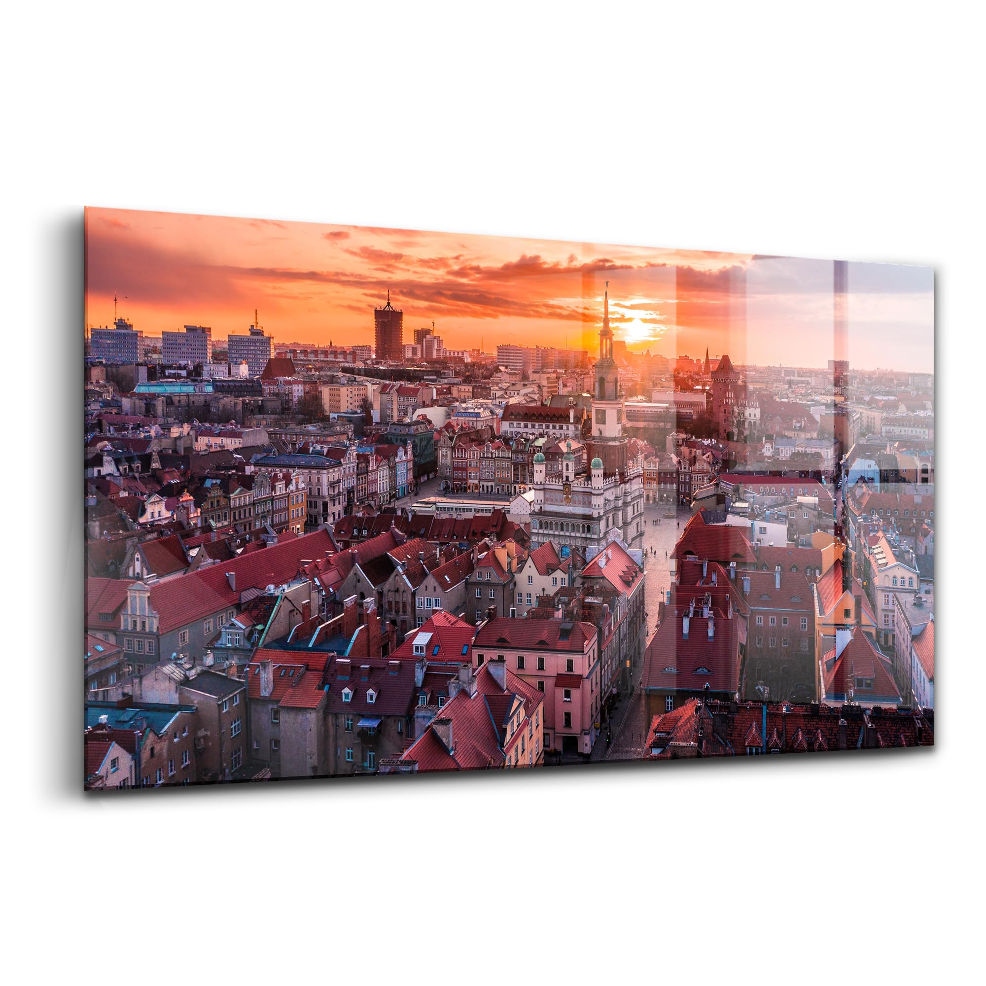 Verre d'art pour l'intérieur Poznan Wallfluent grand format durable