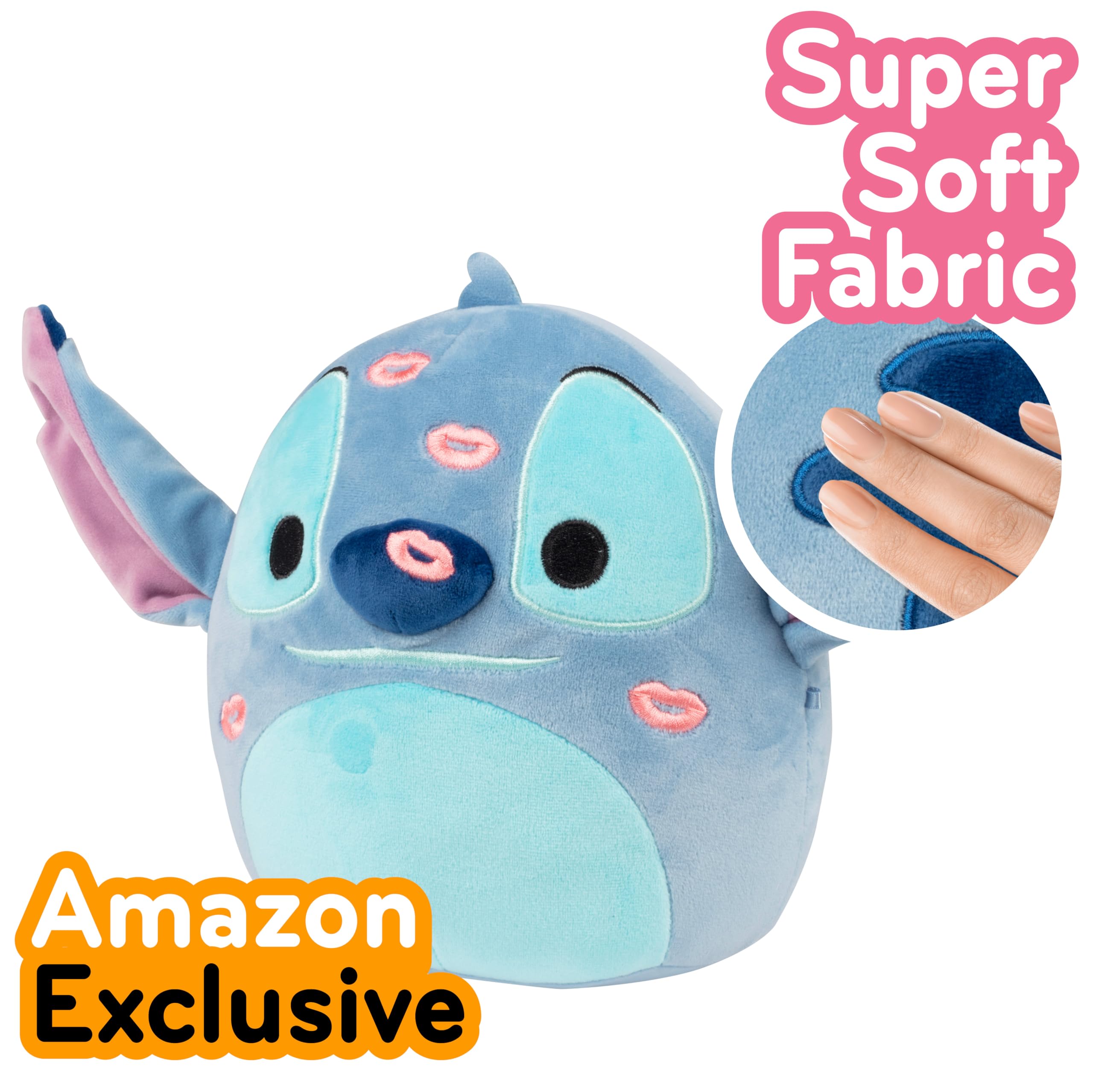 Squishmallows 8-Inch Stitch - Official Jazwares Disney Movie Plush - Collectible Soft Squishy Stuffed Animal Toy - Gift for Kids, Girls, Boys