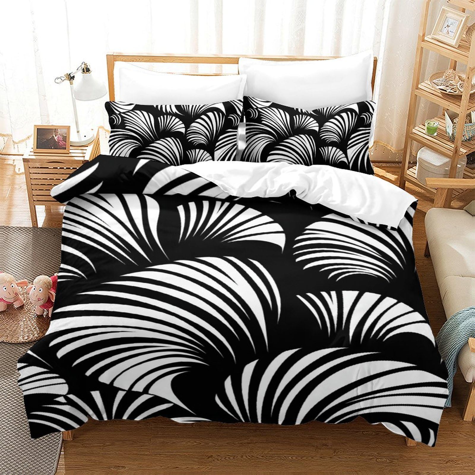 Parure de lit microfibre respirante et super douce 3 pièces